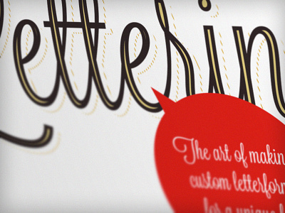 Lettering arti-directed blog lettering