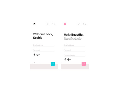 Social App Design