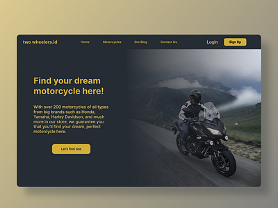 Daily UI Challenge #3: Landing Page