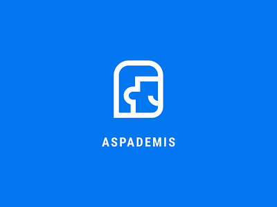 Aspademis brand brand design branding design flat logo redesign