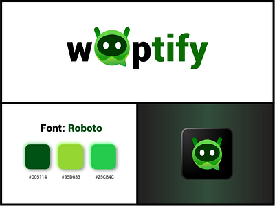 Waptify Business Branding 2d bot brand identity branding business design graphic design graphics identity illustration logo logo design motion graphics robot ui ux vector visual graphics visual identity whatsapp