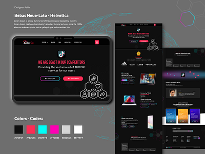 UI UX Homepage Design