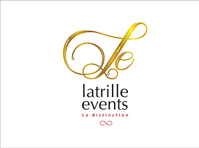 latrille events branding illustration logo