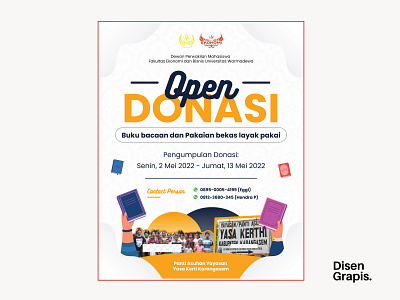 Poster Open Donasi poster
