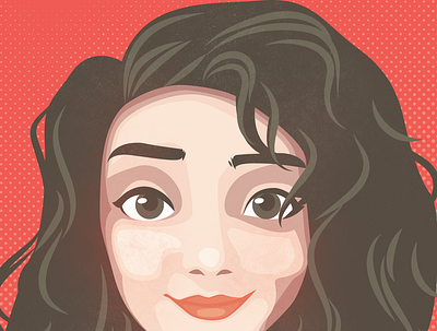 Shameless self portrait vector