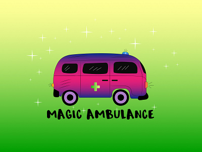 Magic Ambulance logo brand design branding design identity illustration logo vector web