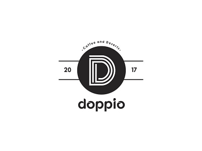 Doppio design identity logo vector web