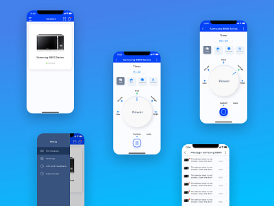 Microwave app design ui ux web