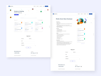 IdeaInYou - Career pages corporate design identity site ui ux web