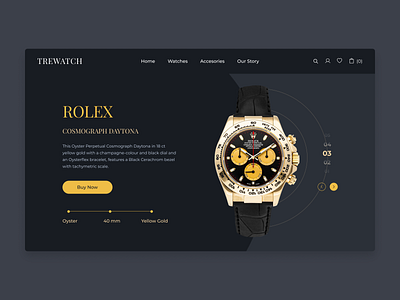 Trewatch design e commerce main screen trewatch ui ux warch web