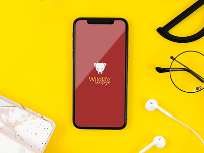 Mobile Mock-up Presentation for Wildlife Logo