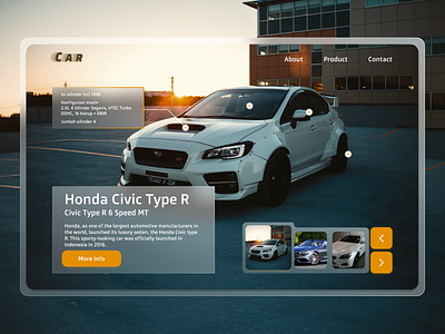 Hero Section Car Sport - Hero Web Design