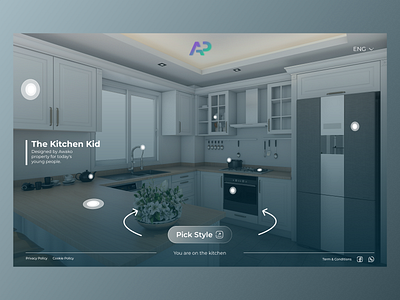 Concept VR/AR Kitchen Room