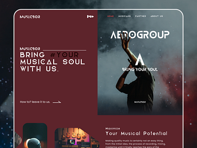 Label Music Website UI