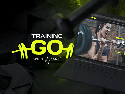 Training Go crossfit design fitness gym health sport ui web website workout