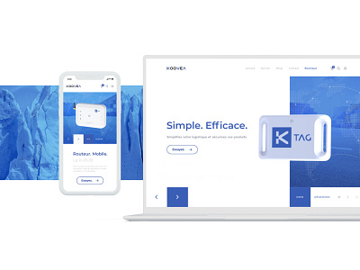 Koovea behance blue branding ces cold drugs engineer health koovea print smart tracking ui uidesign web webdesign