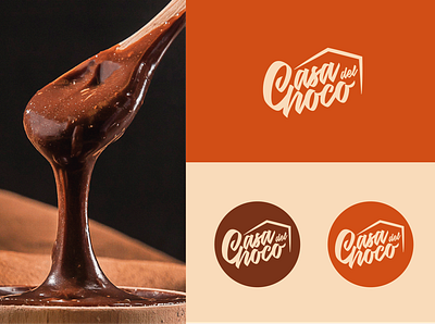 Casa Del Choco ad adobe illustrator branding chocolate design graphic design house illustration logo typography vector