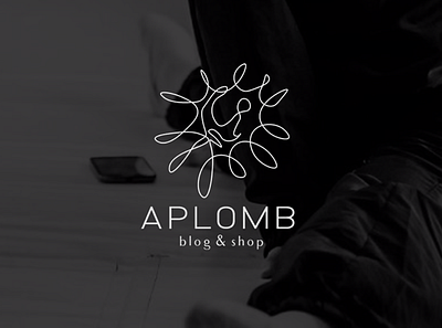 APLOMB blog&shop ballerina ballet blog brand brand design branding design designer logo logo design logodesign logotype shop