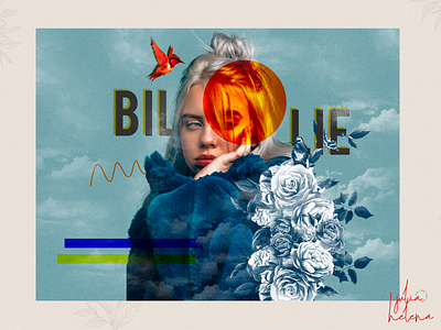 BILLIE art collage design digital digital art digital design