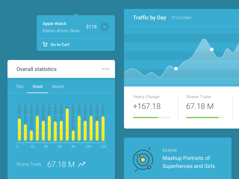 Module 01 UI Kit by Alexandrov Oleg for Great Simple Studio on Dribbble