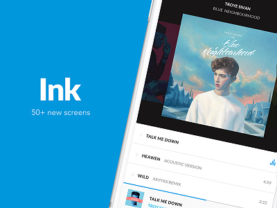 Ink Update. Coming soon ink media music recommendations social ui ux
