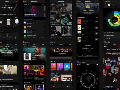 iOS Design Kit | Coming Soon app chart discover feed gui interface ios kit music ui utilities ux