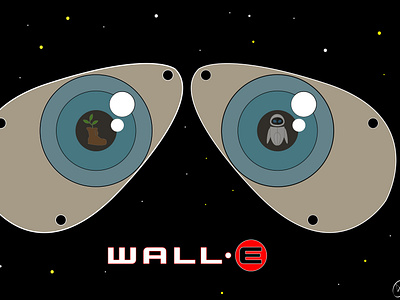 Minimalist poter of "Wall-E"