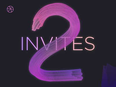 2 dribbble invites