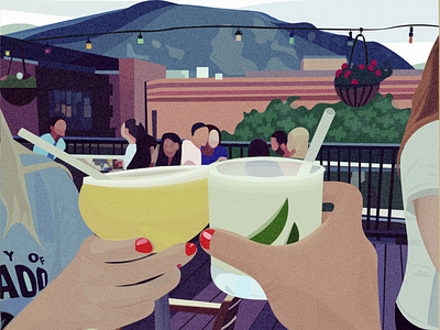 Rooftop Margaritas