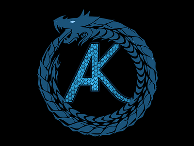 Dragonscale logo design - AK