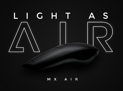 MX Air Ad adobe photoshop advertising branding design flat typography ui