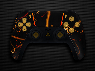 Custom PS5 controller- 1 adobe photoshop blend branding concept controller custom design gaming ps5 videogames