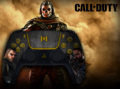 Call of Duty: Mobile Themed Controller. adobe photoshop controller gaming joystick playstation ps5