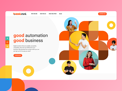 Boostmnl Website Design