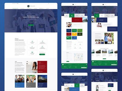 PHINMA Ed Website Design Revamp ui user experience user interface ux web design website design