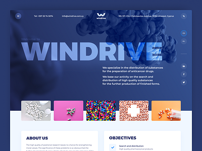 Windrive design designer landing page landing page design landingpage site site design ui uidesign ux