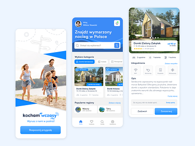 Kochamwczasy  - app for booking vacation rentals, hotels, cabins