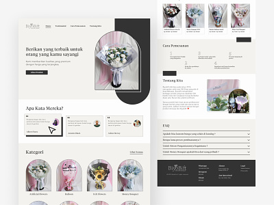 Florist Landing Page - Catalog Website