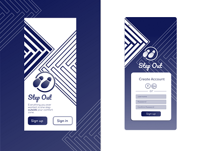 Daily UI Challenge #001  >  Sign up