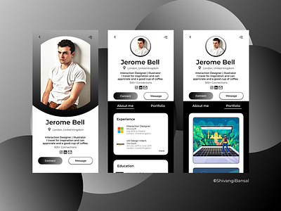 DailyUI Challenge 006 > User Profile