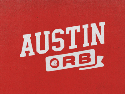 austin.rb logo austin hand drawn lettering ruby typography