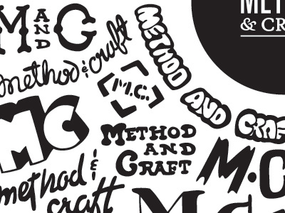 Method & Craft hand drawn lettering method and craft typography
