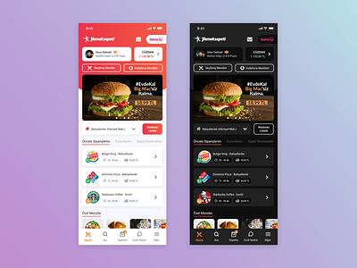 Yemeksepeti App Redesign