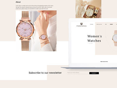 Pagani Design- Watches design homepage mockup ui ux watches website