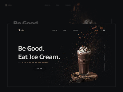 Dessert website design