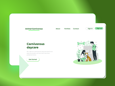 ui_vcard design illustration ux web