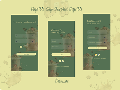 page ui login and register