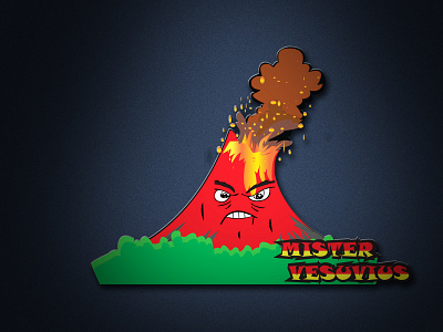 Volcano Mascot Logo