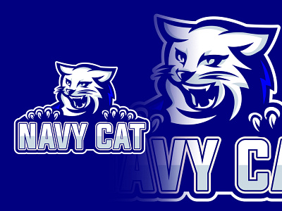 NAVY CAT MASCOT LOGO business logo illustration logodesign mascot character mascot design mascot logo mascot logo design mascot logos mascotlogo professional logo