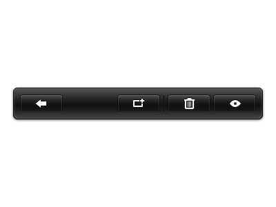 Top Bar app bar black blog button cms glyph icon reflect top web